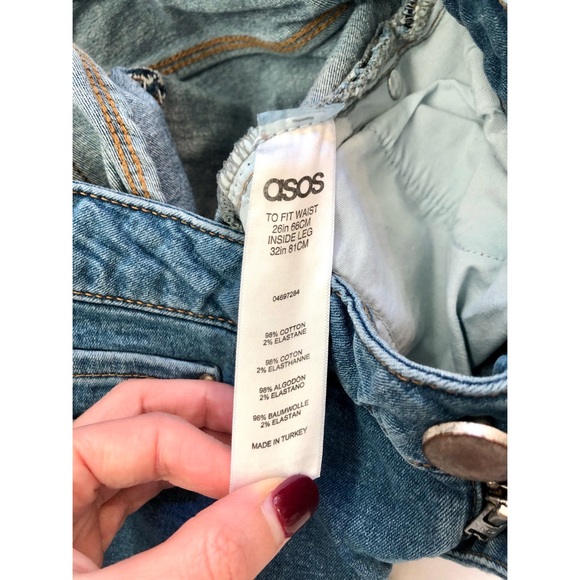 Ridley High Waist Skinny Jeans in Pretty Mid Wash Blue - Picture 8 of 8